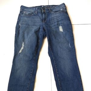 GAP SKINNY ROLL UP COUPE MOULANTE A ROULER JEANS 8